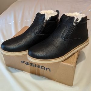 Ankle Boots Fur Lined NWOT
